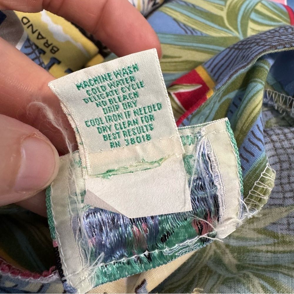 Reyn Spooner Tropical Hawaiian Pineapple Wrap Skirt - Picture 5 of 8